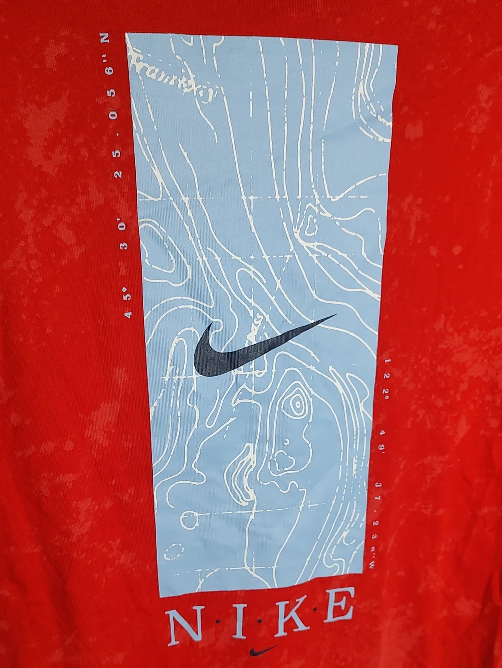 Nike Men’s Coral Tie-Dye Pocket Short Sleeve Tee